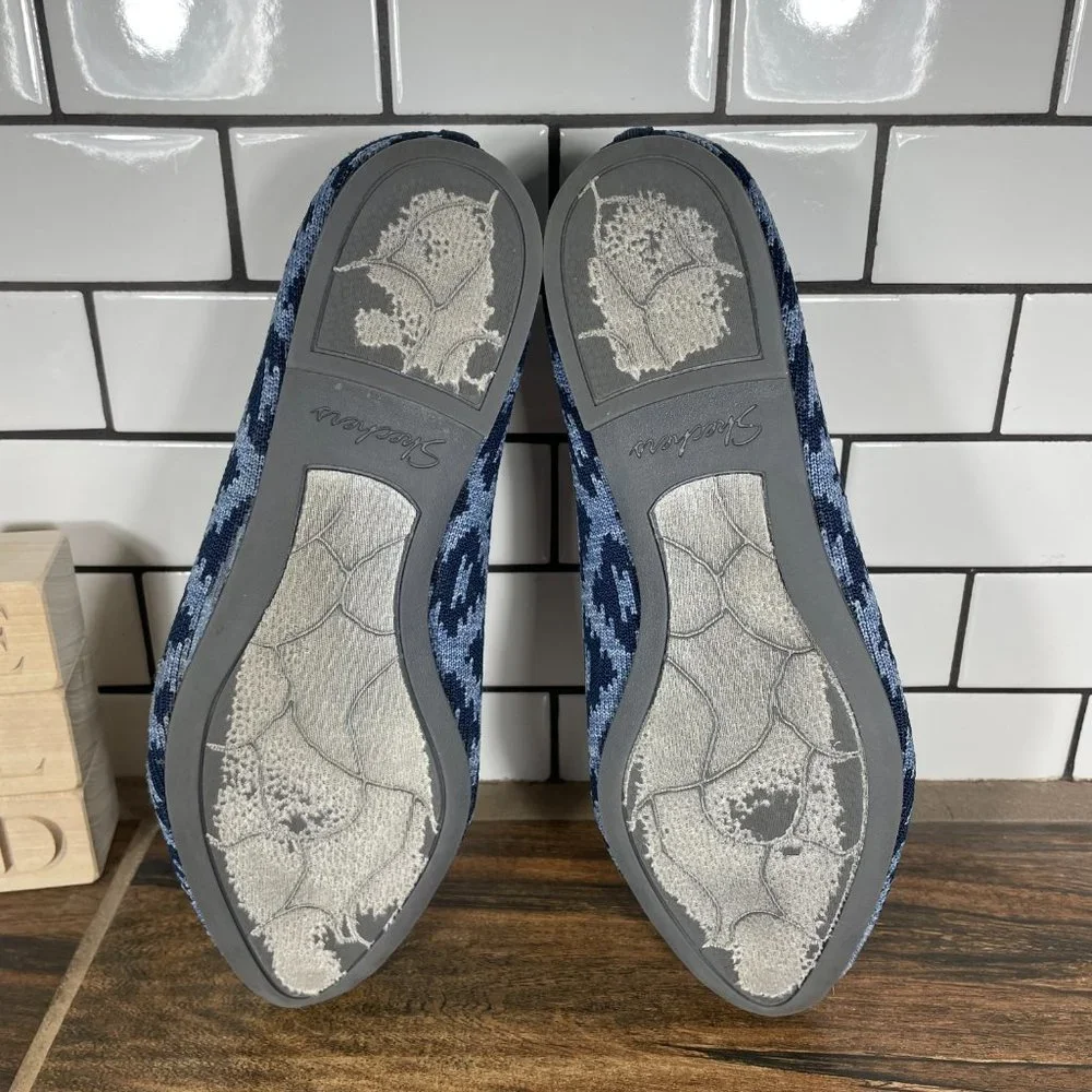 Skechers Cleo Sweet Tribe Womens Size 8 Shoes Blue Stretch Fit Ballet Flats_7